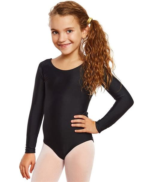 Girls Active Dresses 2t 14 Years Leveret Girls Leotard Basic Long