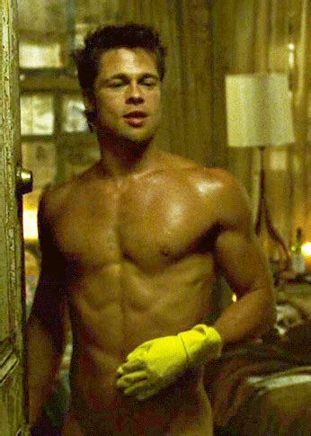 Tyler Brad Pitt Fight Club Brad Pitt Shirtless Brad Pitt Fight