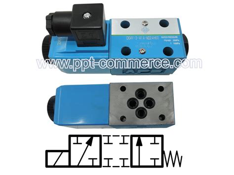 Elektro magnetni ventil 3/2, NG6, 24 VDC, brez elektrike P in A ...