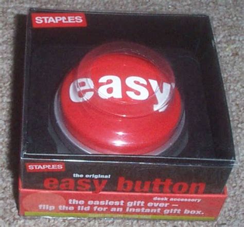 Staples Easy Button T Box Edition