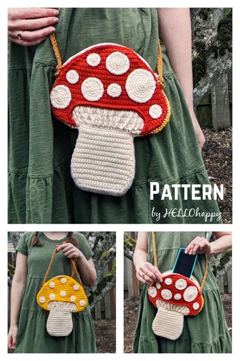 10 Mushroom Purse Bag Crochet Patterns Page 2 Of 3