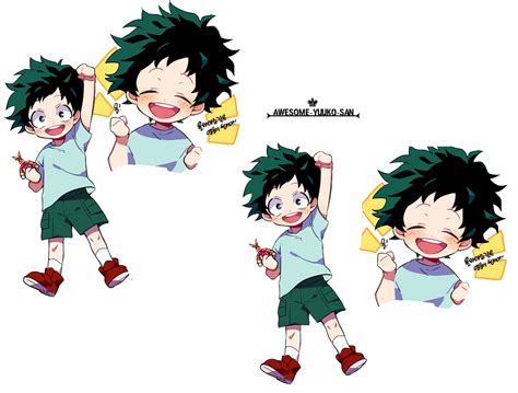 Boku No Hero Academia Izuku Midoriya Render By Awesome Yuuko San On