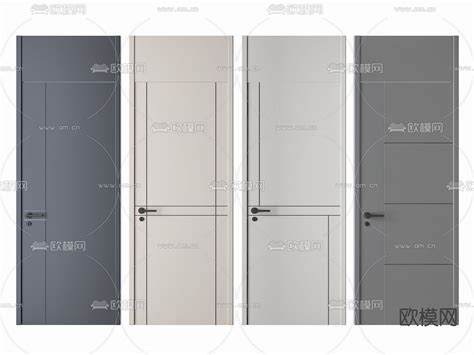 现代通顶门单开门su模型下载id13045624sketchup模型下载 欧模网