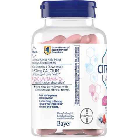 Gummy Calcium Supplements Citracal® Calcium Gummies