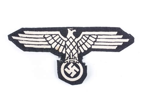 Late War Printed Waffen Ss Sleeve Eagle Fjm44