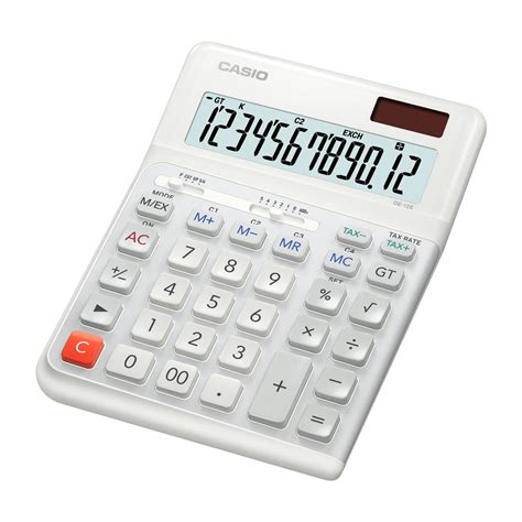 De 12e We Ergonomic Desktop Calculator Casio