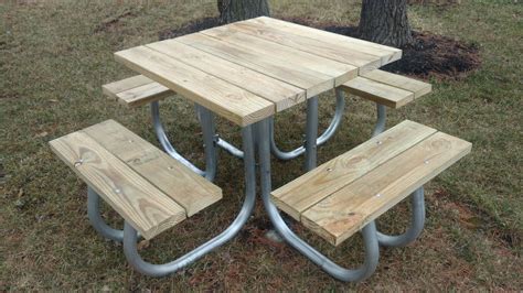 Aluminum Frame For Square Picnic Table~ Frame Only – Rosendale picnic ...