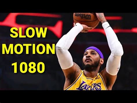 Carmelo Anthony Shooting Form Slow Motion 1080 HD YouTube