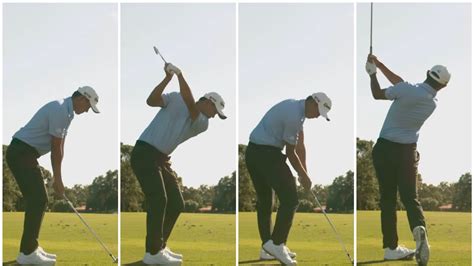 Collin Morikawa Swing Sequence And Slowmotion Youtube