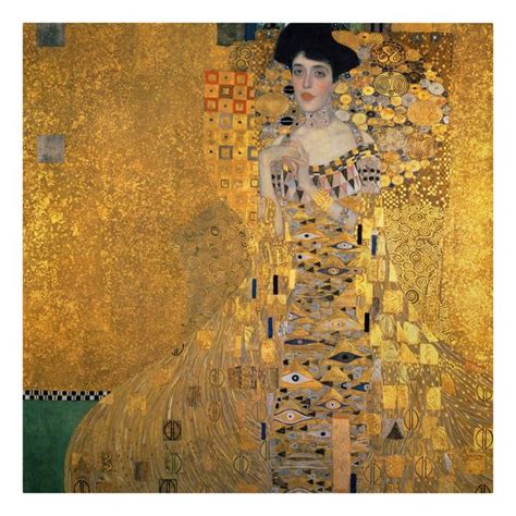 Gustav Klimt Adele Bloch Bauer I Leinwandbild Als Quadrat Bilderwelten