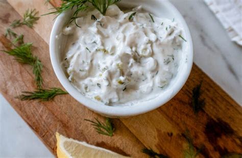 Homemade Tartar Sauce with Greek Yogurt | No Mayo Tartar Sauce