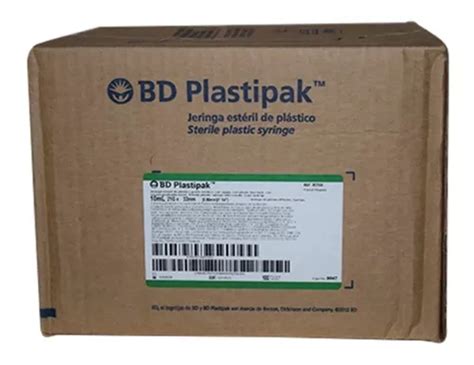 Jeringa Bd Plastipak Ml G Mm Piezas Env O Gratis