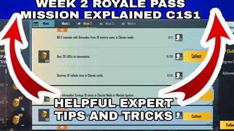 C S Week Royale Pass Mission Explained Bgmi Week All Rp Missions