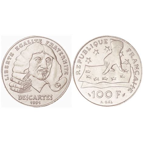 Francs Argent Ren Descartes