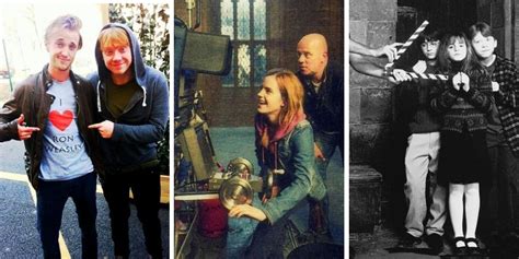 Harry Potter 20 Rare Behind The Scenes Photos