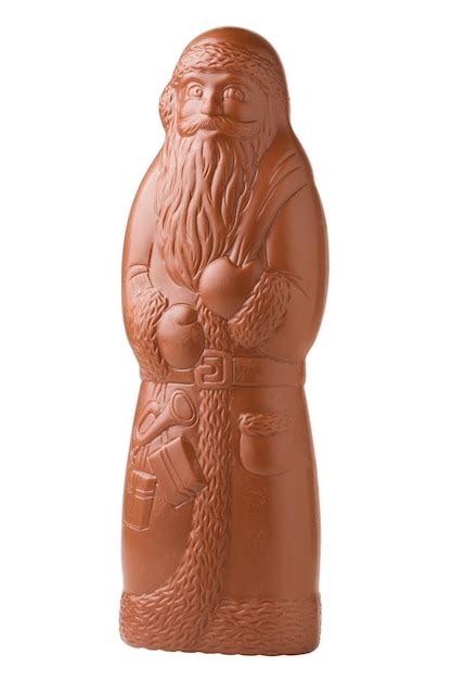 Premium Photo Chocolate Santa Claus