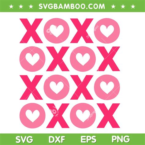 XOXO Sublimation SVG PNG