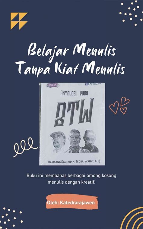 Belajar Menulis Tanpa Kiat Menulis Halaman 1