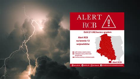 Alert Rcb Uwaga Na Burze Z Gradem Je Li Mo Esz Zosta W Domu Tvn Meteo