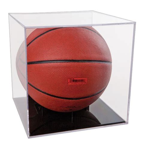 This Clear Acrylic Display Case Is Built To Have A Basketball Inside