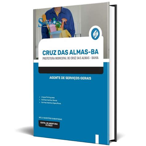 Apostila Prefeitura de Cruz das Almas BA 2024 Agente de Serviços