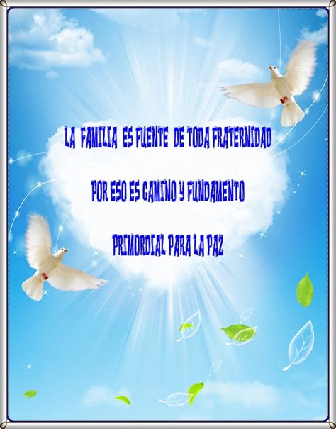 La FRATERNIDAD Fundamento Y Camino Para La PAZ Misioneras Del