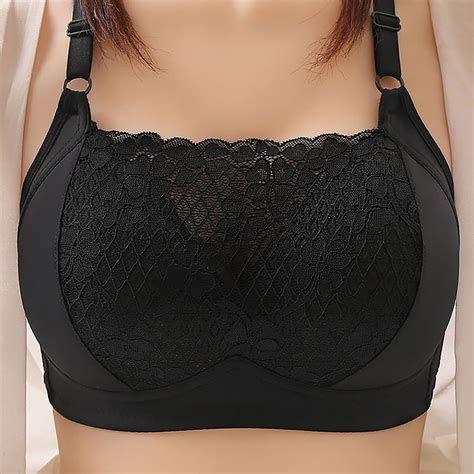 Com1950s Bras For Women Underwear Without Steel Ring Bra Sagging Thin