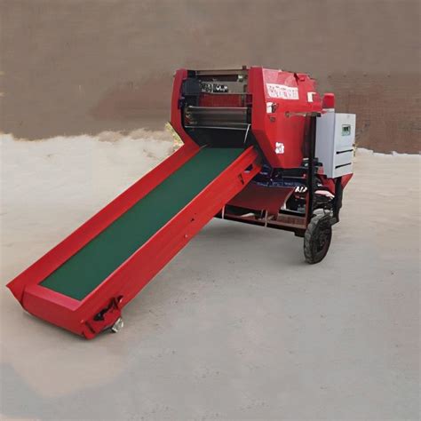 Automatic Hydraulic Hay Baler For Walking Tractor Atv Stationary Hay