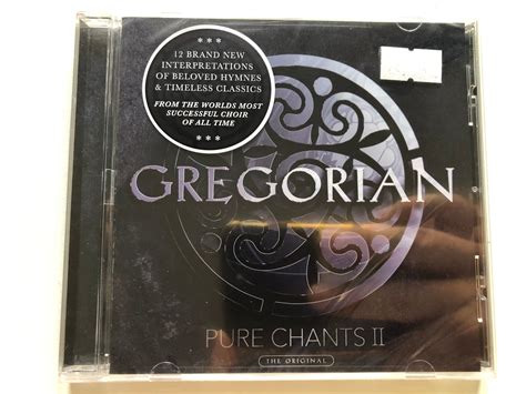 Gregorian Pure Chants Ii The Original 12 Brand New