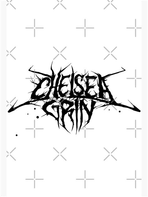 "Chelsea Grin Merch Chelsea Grin Logo" Poster for Sale by ZaidiShopy | Redbubble