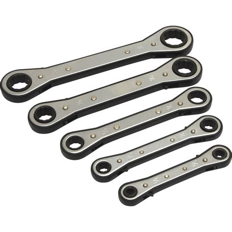 Ironton Ratchet Box End Wrench Set 5 Pc Sae Northern Tool