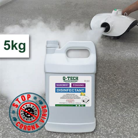 Smoke Fogging Sanitizer Disinfectant Liquid Q Tech Nanomist Fogging