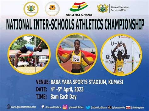 Ghanas 2023 National Inter Schools Athletics Competition In Kumasi