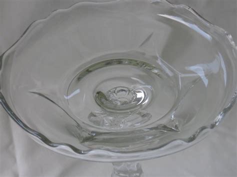 Cambridge Nude Stem Art Deco Compote Female Nude