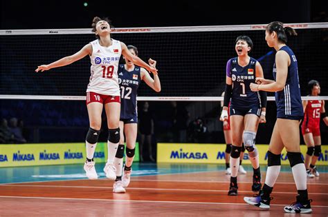 World Championships China Womens Volleyball Team 3 0 Japan Won 3