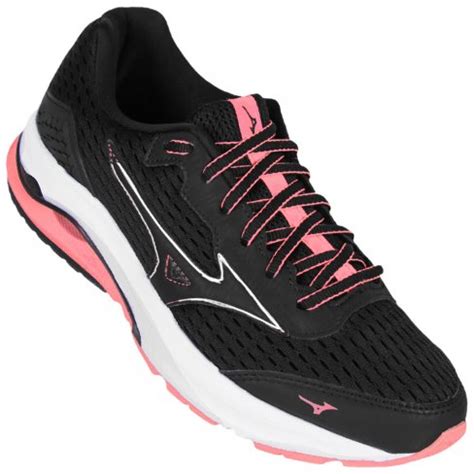 Tênis Mizuno Feminino Wave Tornamic 4146296 PTPT69 Preto Salmão