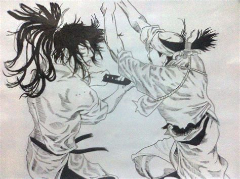 Cool Anime Fight Scene Drawing Fight Scene Sketch By