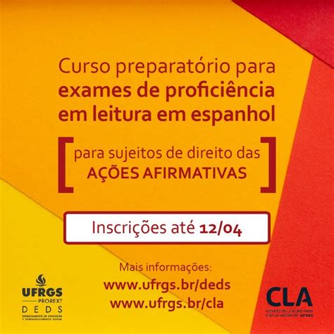 Preparatório Para Prova De Proficiência Em Espanhol Abre Inscrições