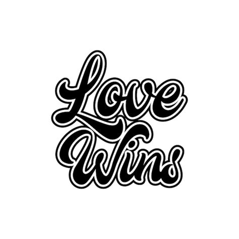 Premium Vector Love Wins Creative Design Motivational Quotes