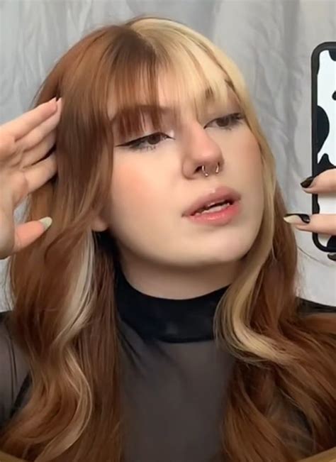 Half Blonde Half Red Hair Tumblr