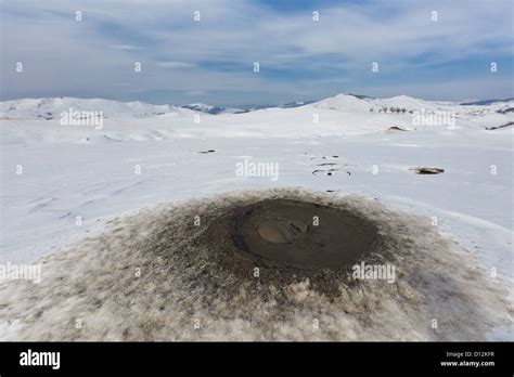 Mud Volcanoes In Buzau Romania Stock Photo Alamy