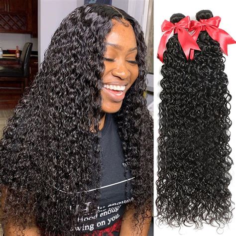 Deep Wave Bundles Deep Curly Hair Weaves Water Wave Bundles 30 Inch