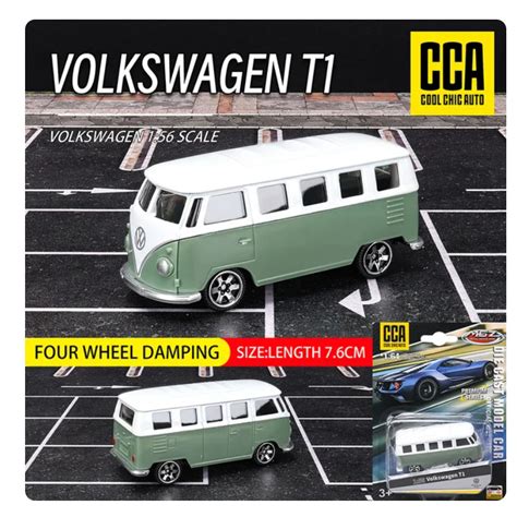 Miniatura Cca Cool Chic Car Cartela Volswagen T Verde Shopee Brasil