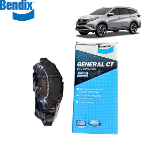 Brake Pads Bendix Set For Toyota Rush 2019 2023 Db2496 Lazada Ph
