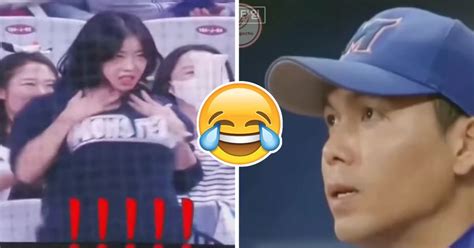 Korean Baseball Players Wives Unexpectedly Seize Moment On Jumbotron