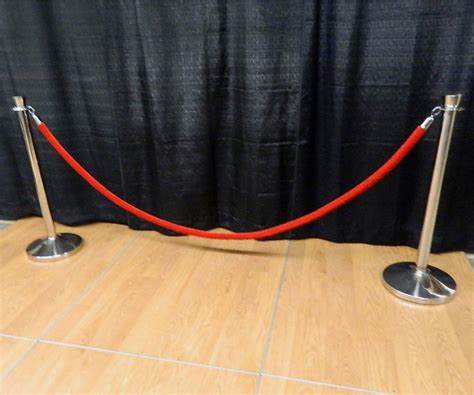Stanchion Rope8 Red Bluegrass Events And Party Needs