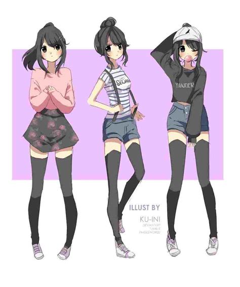 Anime Clothes Drawing At Paintingvalley Explore Collection Of