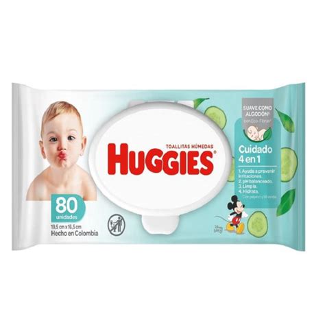 Toallitas Húmedas Huggies Oneanddone 80 Unid Aseo Por Mayor