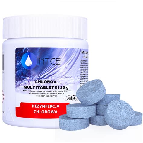 11w1 CHLOR TABLETKI BASENU 20g BLUE BASEN 0 5kg Chlorox Multitabletki