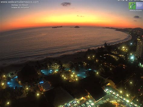 Webcams De M Xico On Twitter Atardecer En Ixtapa Zihuatanejo